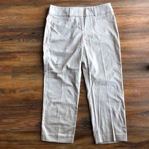 Loft Khaki size 4 crop pants